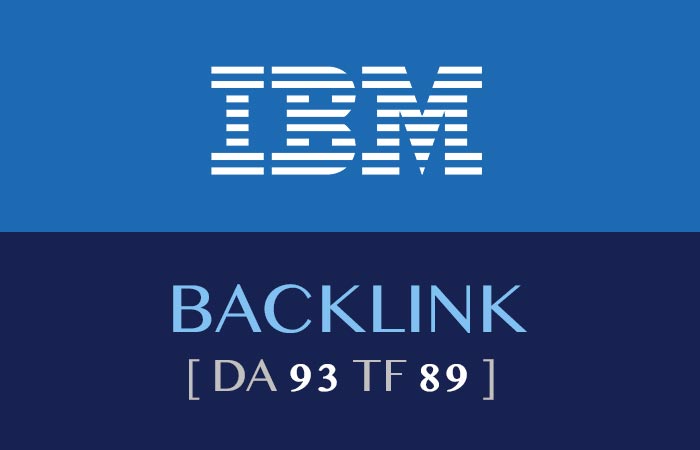 how to get an IBM backlink